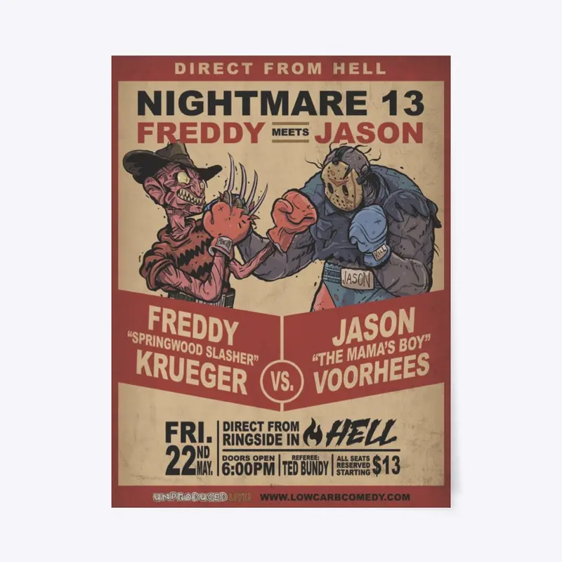 Nightmare 13: Freddy Meets Jason Boxing