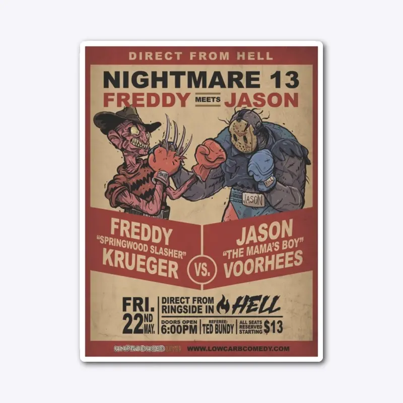 Nightmare 13: Freddy Meets Jason Boxing